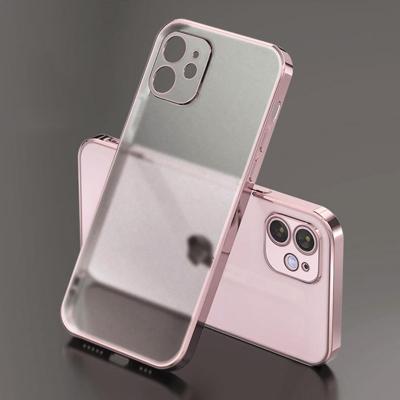 Capa fosca para iPhone à prova de choque com várias cores