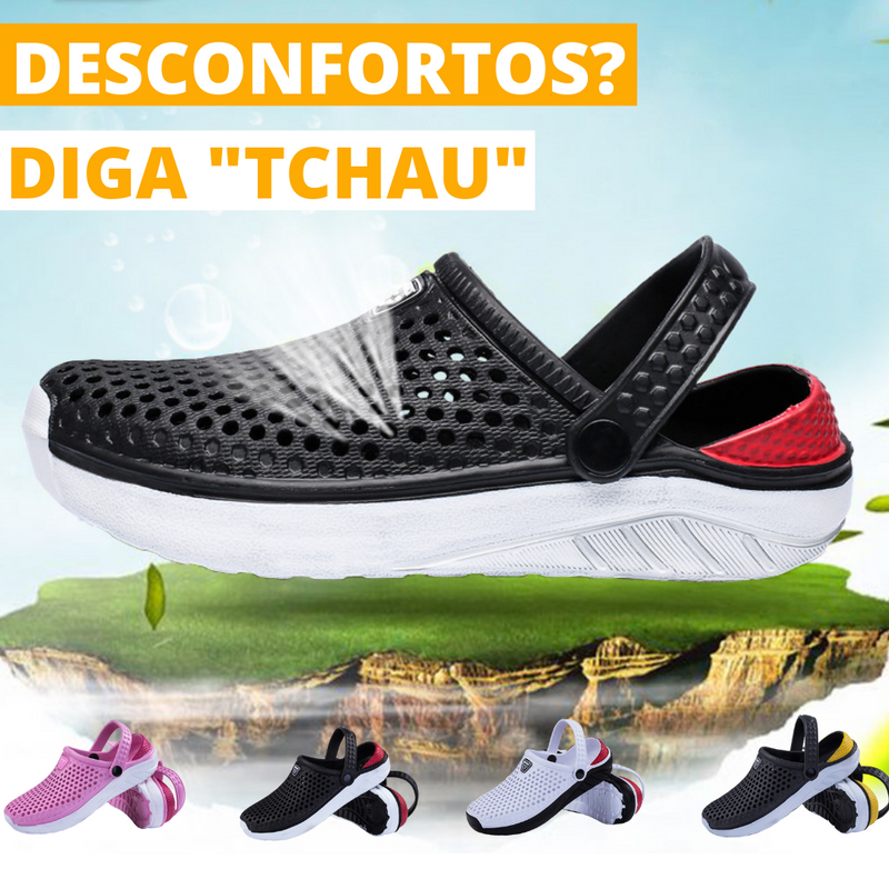 Crocs Ortopédico Respirável | Sapato Leve e Confortável | Promoção + Frete Grátis